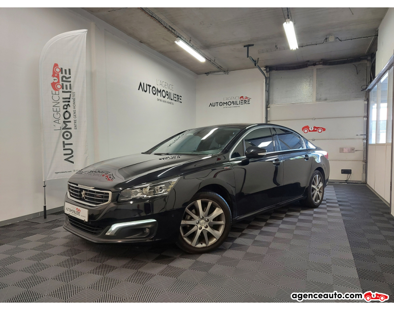 Achat voiture occasion, Auto occasion pas cher | Agence Auto Peugeot 508 (2) 2.0 BLUEHDI 150 GT LINE Noir Année 2015 Manuelle Diesel