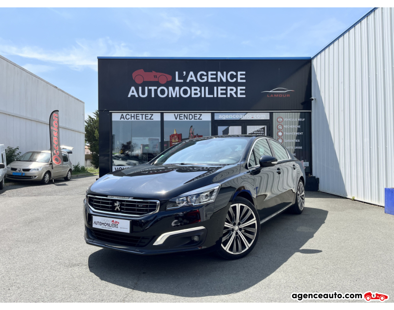 Achat voiture occasion, Auto occasion pas cher | Agence Auto Peugeot 508 2.0 BlueHDi 180ch FAP GT EAT6 Noir Année 2018 Automatique Diesel