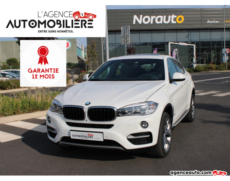 Achat voiture occasion, Auto occasion pas cher | Agence Auto Bmw X6 3.0 D 260CH  LOUNGE PLUS XDRIVE BVA ( Entretien bmw , Toit ouvrant , Pack confort ) Blanc Année 2016 Automatique Diesel