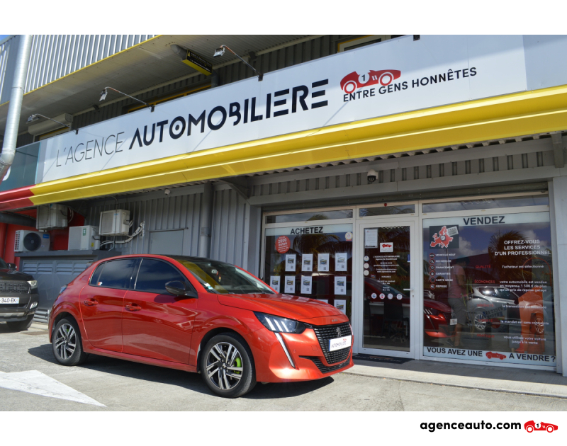 Achat voiture occasion, Auto occasion pas cher | Agence Auto Peugeot 208 1.2 PureTech 100ch Allure EAT8 Rouge Année 2020 Automatique Essence