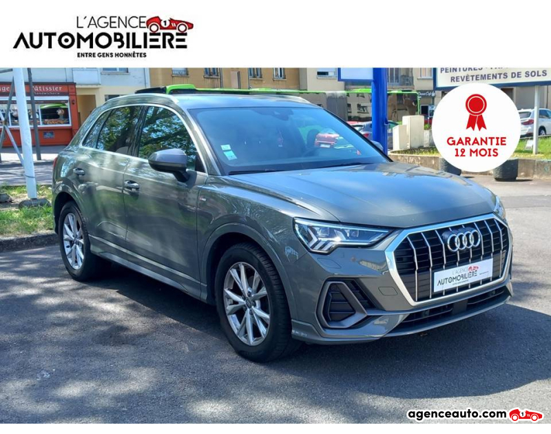 Achat voiture occasion, Auto occasion pas cher | Agence Auto Audi Q3 35 TDI S-Line 150Ch Gris Année 2019 Automatique Diesel