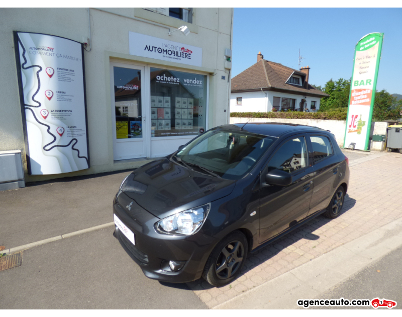 Compra de Coches Usados, Coches Usados Baratos %'|'% Agence Auto Mitsubishi Space Star Mirage 1,0i Mivec 70 Invite BVM5 S&S 5 portes ClearTec Gris Año 2014 Manuelle Essence