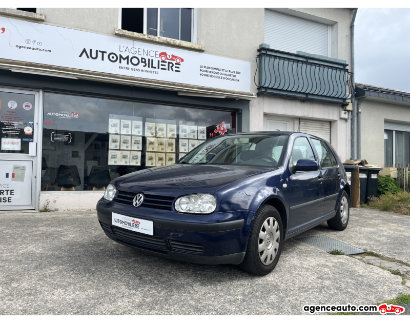 Achat voiture occasion, Auto occasion pas cher | Agence Auto Volkswagen Golf IV 1.9 TDI 100cv Pack clim Bleu Année 2001 Manuelle Diesel