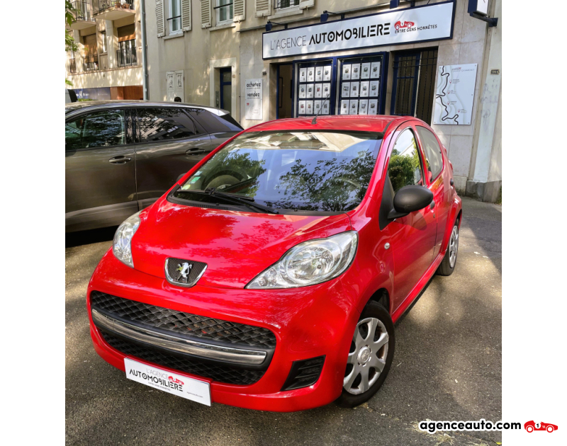 Achat voiture occasion, Auto occasion pas cher | Agence Auto Peugeot 107 1.0 68 ACTIVE Rouge Année 2009 Manuelle Essence