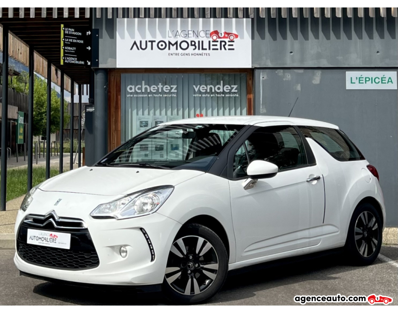 Achat voiture occasion, Auto occasion pas cher | Agence Auto Citroen DS3 1.4 VTi 95 So Chic Blanc Année 2011 Manuelle Essence