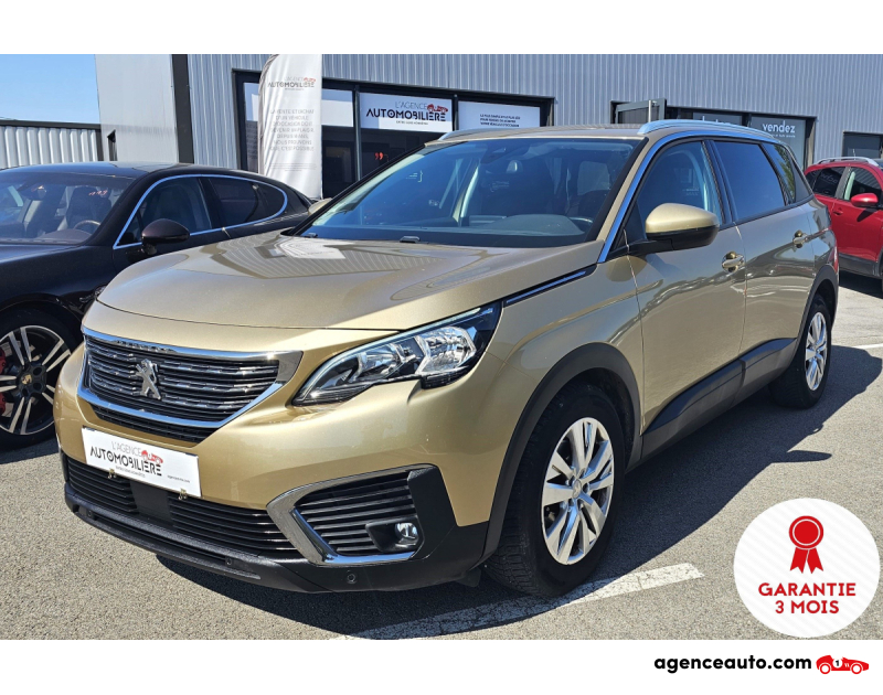 Achat voiture occasion, Auto occasion pas cher | Agence Auto Peugeot 5008 ACTIVE 1.6 BLUEHDI 120 Or Année 2017 Manuelle Diesel