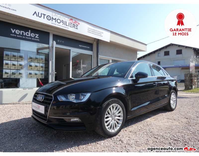 Aankoop Gebruikte Auto, Goedkope Gebruikte Auto | Agence Auto Audi A3 Berline TFSI 150 DESIGN LUXE S-TRONIC BVA Noir Jaar 2015 Automatique Essence