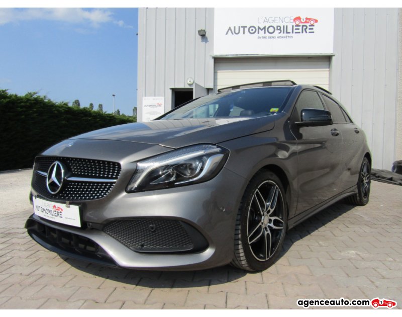 Achat voiture occasion, Auto occasion pas cher | Agence Auto Mercedes Classe A 180D 110 CV PACK AMG BVA Gris Année 2017 Automatique Diesel