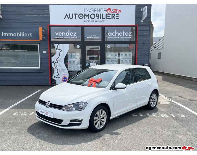 Achat voiture occasion, Auto occasion pas cher | Agence Auto Volkswagen Golf Golf 7 1,4 TSI 140 BVM6 Confortline ( 1ère Main ) Blanc Année 2013 Manuelle Essence