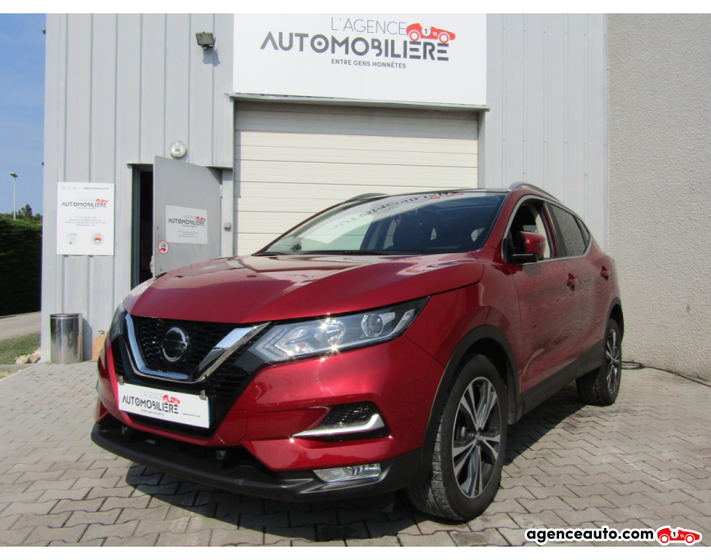 Achat voiture occasion, Auto occasion pas cher | Agence Auto Nissan Qashqai 1,3 DIG-T 140ch TEKNA Rouge Année 2019 Manuelle Essence