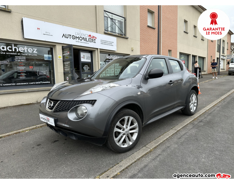 Achat voiture occasion, Auto occasion pas cher | Agence Auto Nissan Juke 1.6 E 117 6CV ACENTA Androïd Auto Gris Année 2013 Manuelle Essence