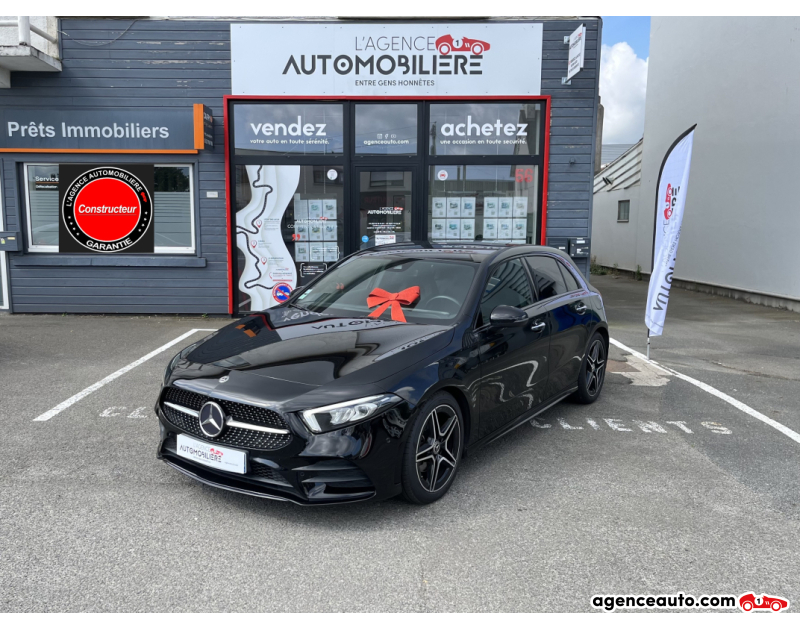 Achat voiture occasion, Auto occasion pas cher | Agence Auto Mercedes Classe A 180 d 116 cv 7G-DCT AMG Line Noir Année 2018 Automatique Diesel