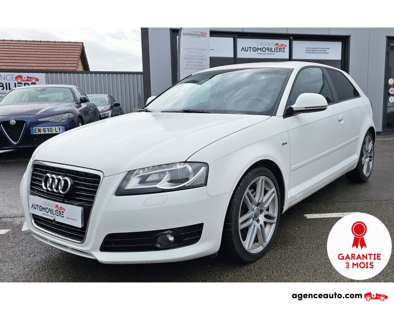 Achat voiture occasion, Auto occasion pas cher | Agence Auto Audi A3 2.0 TDI 170 S-LINE Blanc Année 2010 Manuelle Diesel