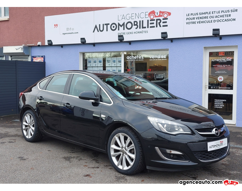Compra de Coches Usados, Coches Usados Baratos %'|'% Agence Auto Opel Astra 1.4 TURBO 140 CH COSMO 2EME MAIN Noir Año 2014 Manuelle Essence