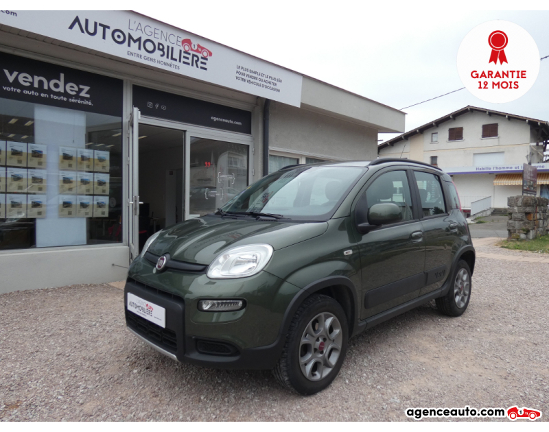 Achat voiture occasion, Auto occasion pas cher | Agence Auto Fiat Panda 0.9 TWINAIR 85 4X4 S&S Rock 5cv Vert Année 2013 Manuelle Essence