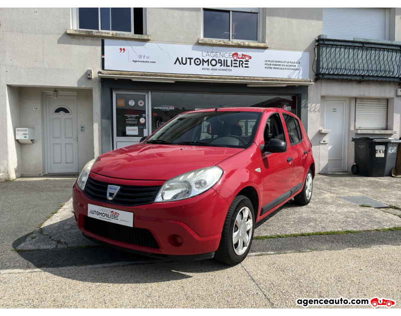 Achat voiture occasion, Auto occasion pas cher | Agence Auto Dacia Sandero 1.4 MPI GPL/Essence eco2 72 cv Rouge Année 2010 Manuelle GPL