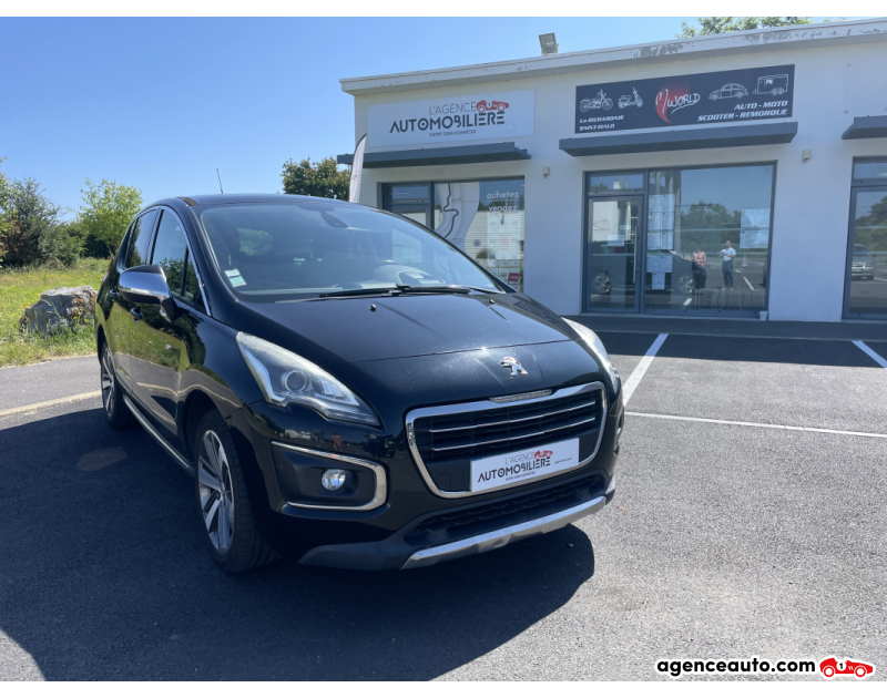 Achat voiture occasion, Auto occasion pas cher | Agence Auto Peugeot 3008 FELINE 1.6 HDI 120 CV BVM6 Noir Année 2016 Manuelle Diesel