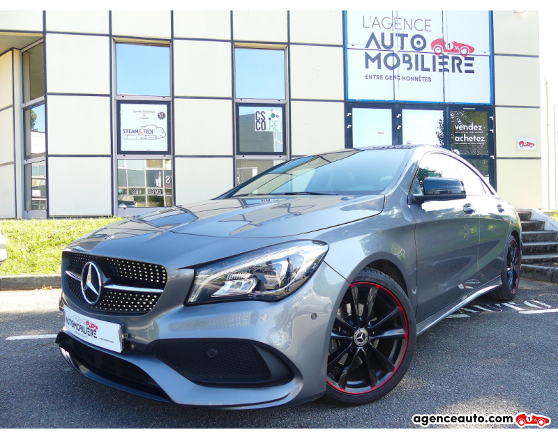 Achat voiture occasion, Auto occasion pas cher | Agence Auto Mercedes Classe CLA 200 156cv FASCINATION PACK AMG-LINE 7G-TRONIC Gris Année 2018 Automatique Essence