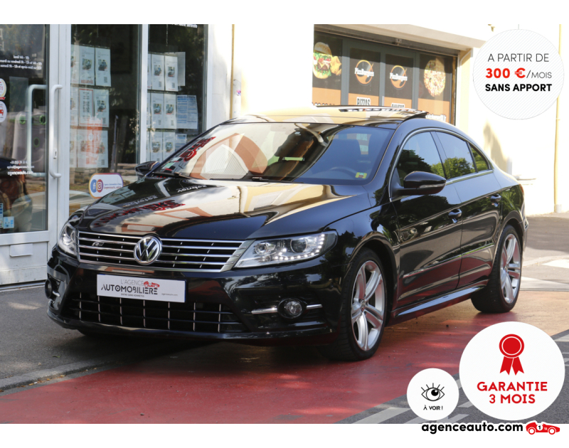 Compra de Carros Usados, Carros Usados Baratos | Auto Immo Volkswagen Passat CC 2.0 TDI 177 R-Line DSG6 (GPS, Modes de conduite, Toit ouvrant, Sièges chauffants...) Noir Ano 2013 Automatique Diesel
