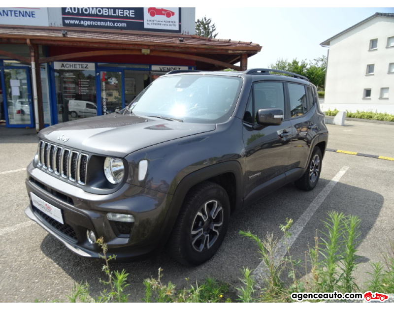 Achat voiture occasion, Auto occasion pas cher | Agence Auto Jeep Renegade 1.0 GSE T3 120 CH LONGITUDE 2WD Gris Année 2019 Manuelle Essence