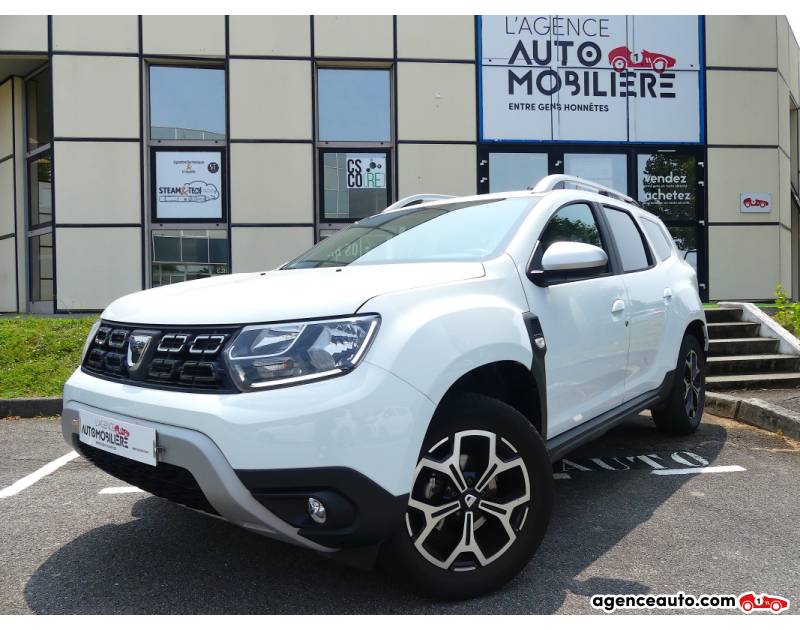 Achat voiture occasion, Auto occasion pas cher | Agence Auto Dacia Duster 1.0 ECO-G 100 CV PRESTIGE 4X2 Blanc Année 2020 Manuelle GPL