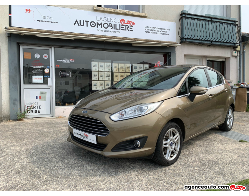 Achat voiture occasion, Auto occasion pas cher | Agence Auto Ford Fiesta 1.6 TDCi 95 cv Marron Année 2014 Manuelle Diesel