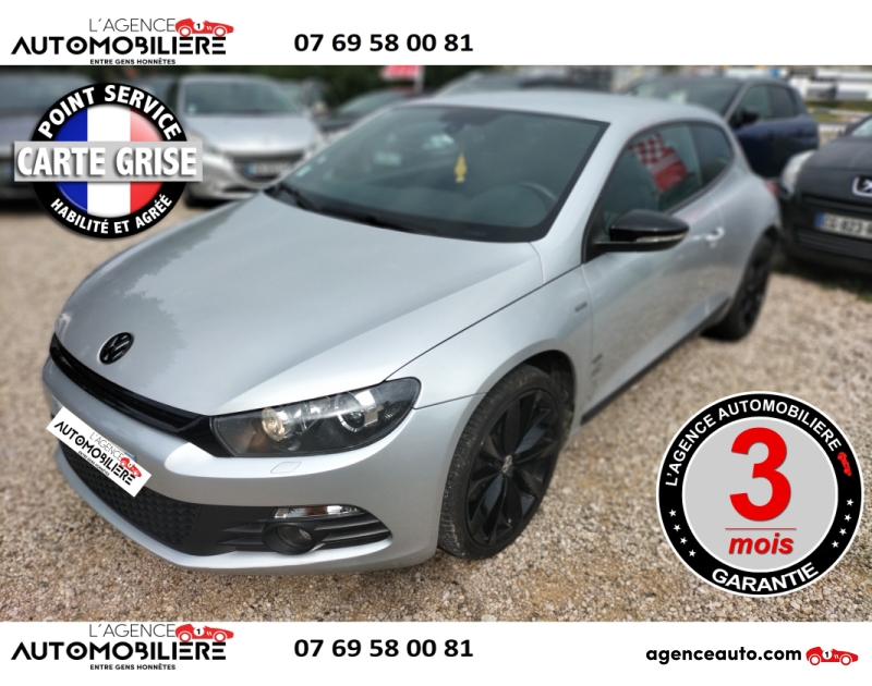 Achat voiture occasion, Auto occasion pas cher | Agence Auto Volkswagen Scirocco BlueMotion 1.4 TSI 16V 122 cv *****GARANTIE 3 MOIS***** Gris Année 2012 Manuelle Essence