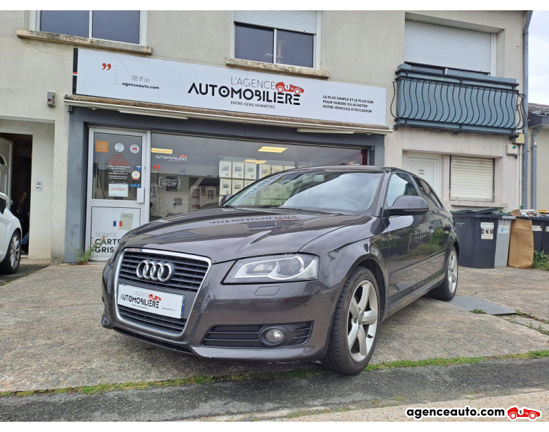 Gebrauchtwagenkauf, Günstige Gebrauchtwagen | Automobilienagentur Audi A3 Phase 2 2.0 TDi 16V FAP S-Tronic AMBITION 140 cv BOITE AUTO Schwarz Jahr 2010 Automatisch Diesel