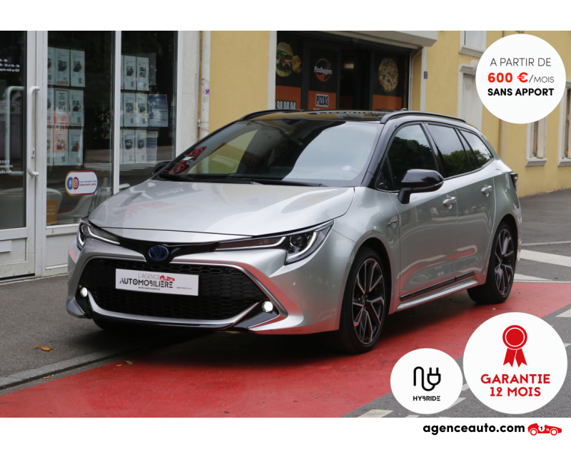 Compra de Coches Usados, Coches Usados Baratos %'|'% Agence Auto Toyota Corolla Touring Sport 2.0 VVT-i 184 Hybrid Collection BVA (Origine FR, JBL, Sièges Chauffants...) Gris Año 2019 Automatique Hybride