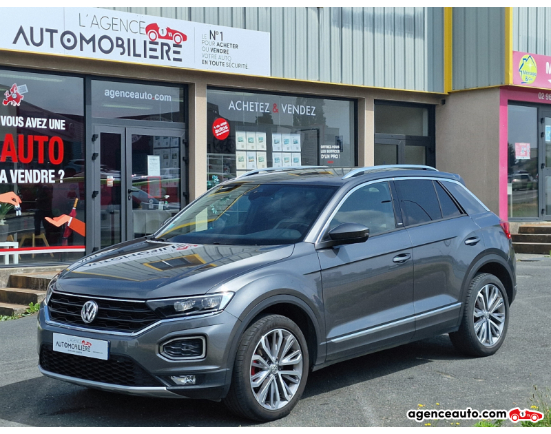 Achat voiture occasion, Auto occasion pas cher | Agence Auto Volkswagen T-roc 1.5 TSI 16V 150CV FIRST EDITION Gris Année 2018 Manuelle Essence