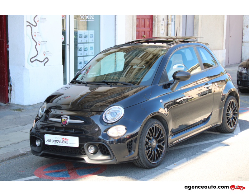 Acquisto Auto Usate, Auto Usate Economiche | Agenzia Automobiliare Abarth 500 595 1.4 T-JET 145 (FlexFuel, Entretient à jour, Radar de Recul, Toit Ouvrant..) Noir Anno 2017 Manuelle Bioethanol