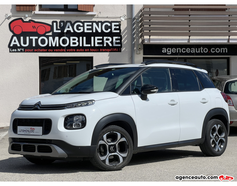 Achat voiture occasion, Auto occasion pas cher | Agence Auto Citroen C3 AIRCROSS 1.2 PURETECH 110 SHINE EAT Blanc Année 2019 Automatique Essence