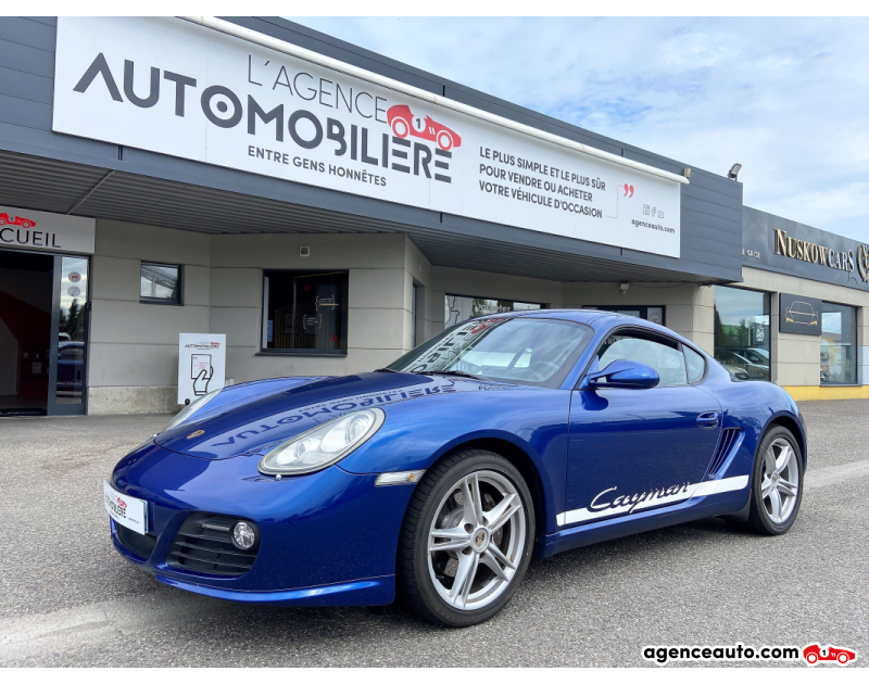 Achat voiture occasion, Auto occasion pas cher | Agence Auto Porsche Cayman 987 2.9 i  PDK 265 cv Bleu Année 2012 Automatique Essence