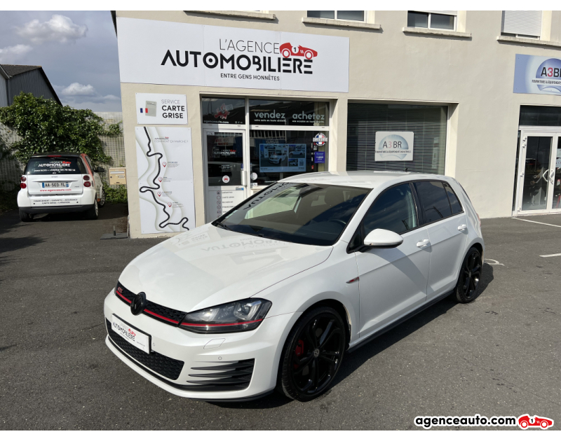 Achat voiture occasion, Auto occasion pas cher | Agence Auto Volkswagen Golf 2.0 TSI 230 BLUEMOTION GTI DSG BVA - CARNET ENTRETIEN VW Blanc Année 2016 Automatique Essence
