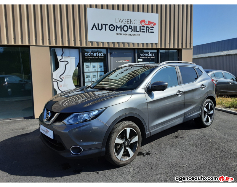 Achat voiture occasion, Auto occasion pas cher | Agence Auto Nissan Qashqai 1.5 dCi 110 N-connecta + toit pano Gris Année 2017 Manuelle Diesel