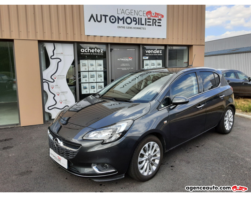 Achat voiture occasion, Auto occasion pas cher | Agence Auto Opel Corsa 1.4 90 INNOVATION 5 PORTES Gris Année 2018 Manuelle Essence