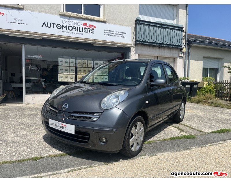 Achat voiture occasion, Auto occasion pas cher | Agence Auto Nissan Micra 1.2l 80ch Clim Gris Année 2006 Manuelle Essence