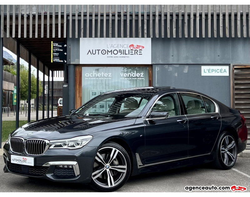 Compra de Coches Usados, Coches Usados Baratos %'|'% Agence Auto Bmw Série 7 (G11) 730d xDrive 265ch M Sport BVA8 Noir Año 2015 Automatique Diesel