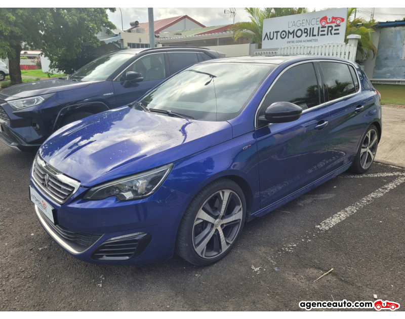 Achat voiture occasion, Auto occasion pas cher | Agence Auto Peugeot 308 2L Hdi EAT6 GT Bleu Année 2016 Automatique Diesel