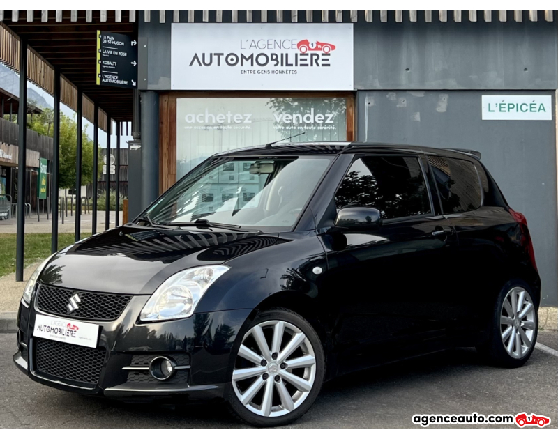 Achat voiture occasion, Auto occasion pas cher | Agence Auto Suzuki Swift Sport 1.6i 125ch Noir Année 2008 Manuelle Essence