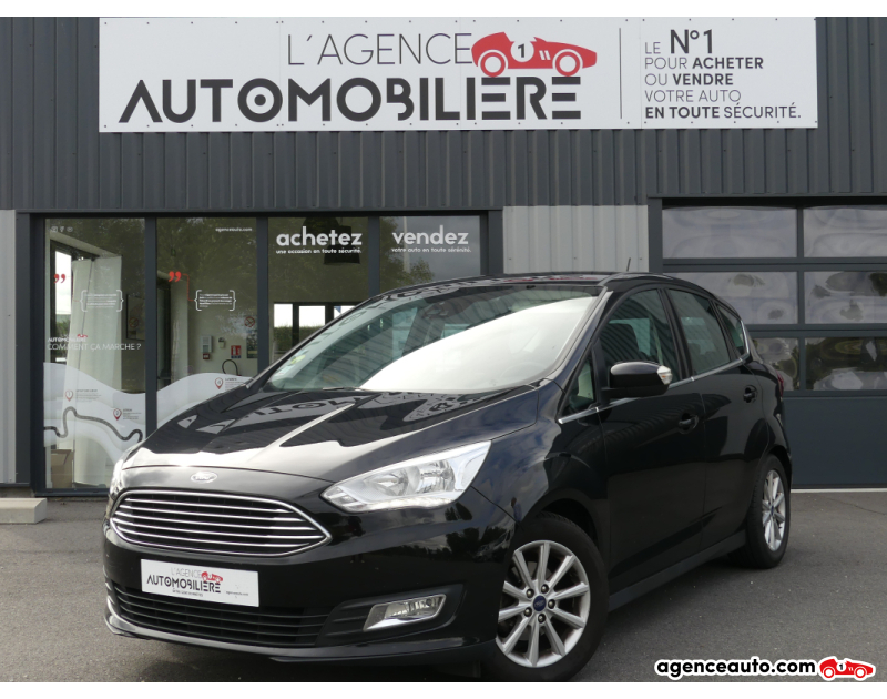 Achat voiture occasion, Auto occasion pas cher | Agence Auto Ford C-Max FORD C-MAX TDCI 120 CV BVA TITANIUM Noir Année 2018 Automatique Diesel