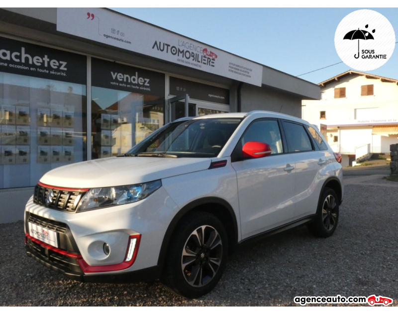 Achat voiture occasion, Auto occasion pas cher | Agence Auto Suzuki Vitara 1.4 BOOSTERJET 140 PACK 2WD FLEXFUEL Blanc Année 2019 Manuelle Essence