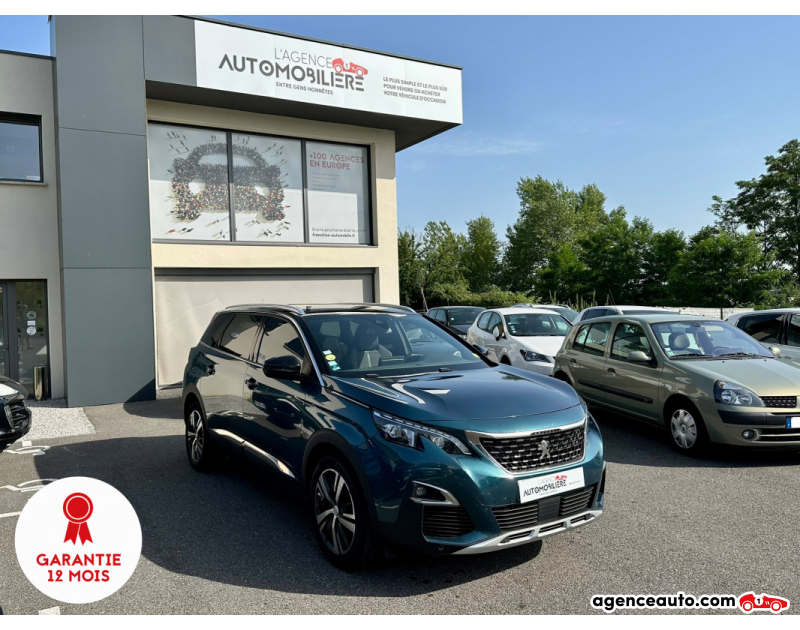 Compra de Coches Usados, Coches Usados Baratos %'|'% Agence Auto Peugeot 5008 II 1.5 BlueHDi 130 CV GT Line EAT8 - GARANTIE 12 MOIS Bleu Año 2018 Automatique Diesel