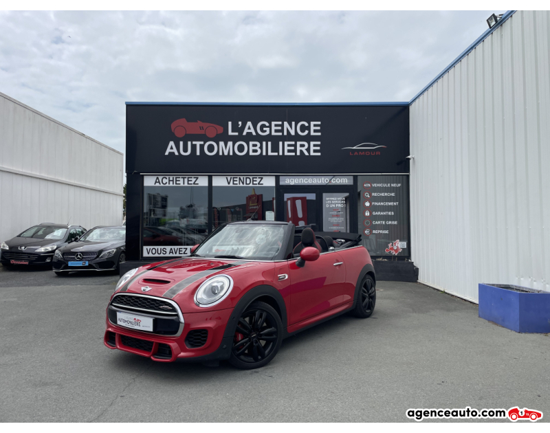 Achat voiture occasion, Auto occasion pas cher | Agence Auto Mini Mini Cabriolet Cabrio John Cooper Works 231ch Rouge Année 2016 Manuelle Essence