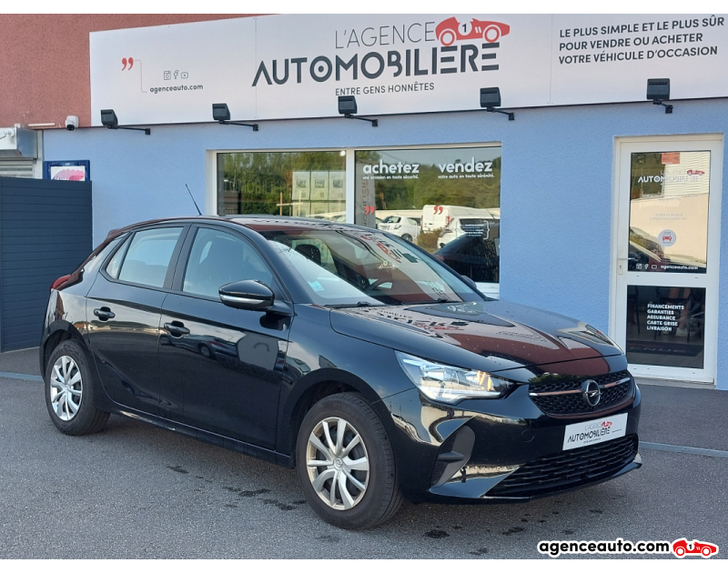 Achat voiture occasion, Auto occasion pas cher | Agence Auto Opel Corsa 1.2 75 CH EDITION 2EME MAIN Noir Année 2020 Manuelle Essence