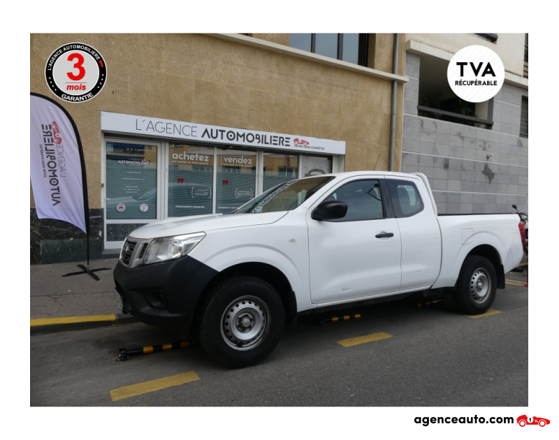 Achat voiture occasion, Auto occasion pas cher | Agence Auto Nissan Navara 2.3 dCi 16V King Cab 4WD 163 cv Blanc Année 2018 Manuelle Diesel