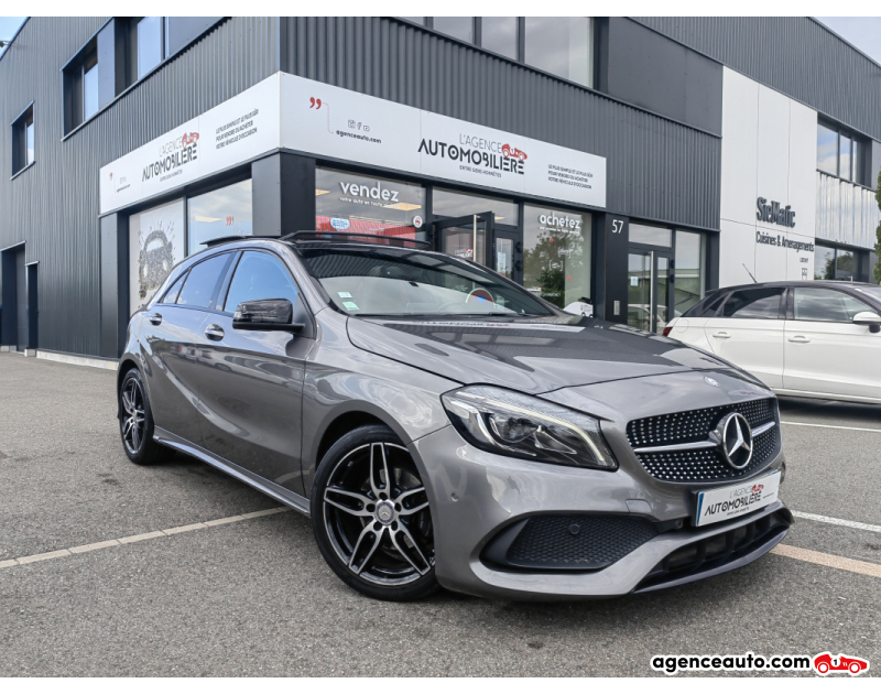 Compra de Carros Usados, Carros Usados Baratos | Auto Immo Mercedes Classe A Mercedes Benz Classe A 180 AMG FASCINATION 7G-DCT 122Ch - TOIT Ouvrant - Suivi Mercedes Gris Ano 2017 Automatique Essence
