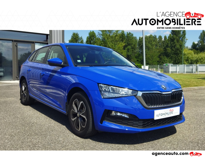 Achat voiture occasion, Auto occasion pas cher | Agence Auto Skoda Scala 1.0 TSI 115 AMBITION DSG BVA Bleu Année 2019 Automatique Essence