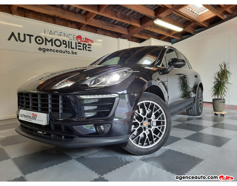 Aankoop Gebruikte Auto, Goedkope Gebruikte Auto | Agence Auto Porsche Macan S 3.0d 211CH PDK  / TVA /Garantie 12 Mois. Zwart Jaar 2016 Automatische auto Diesel