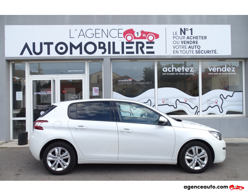 Achat voiture occasion, Auto occasion pas cher | Agence Auto Peugeot 308 1.2 VTi 82 cv ALLURE Blanc Année 2013 Manuelle Essence